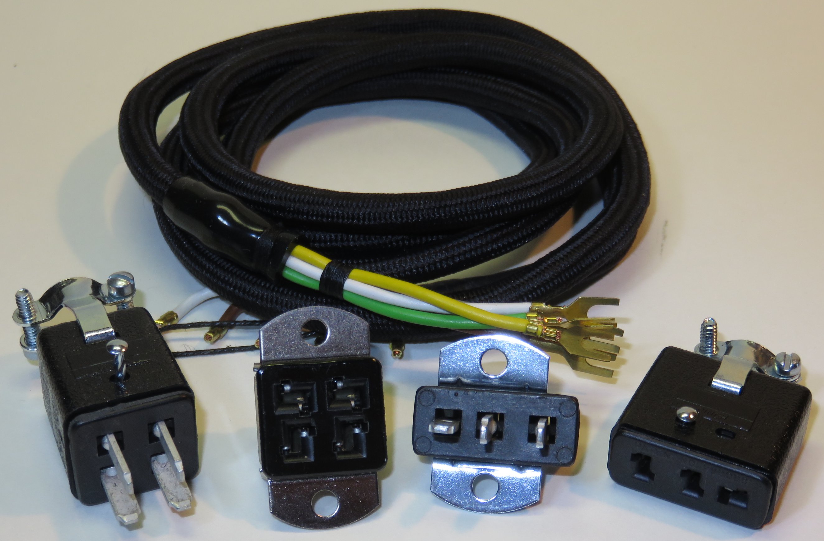 Assembling the power cable
